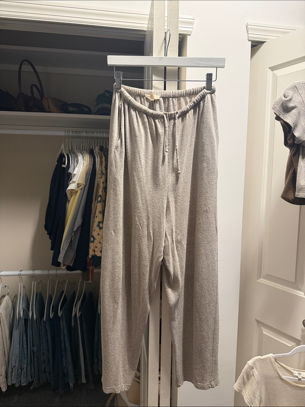 OZMA Sunset Pant, Regent Silk Noil, Heather Grey - Picture 5 of 5